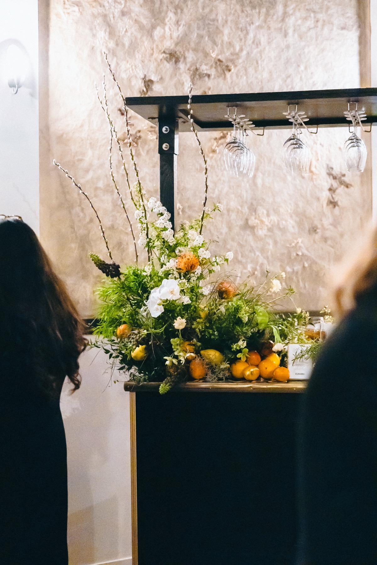 Floral arrangement during Velvet Hours for Eurazeo