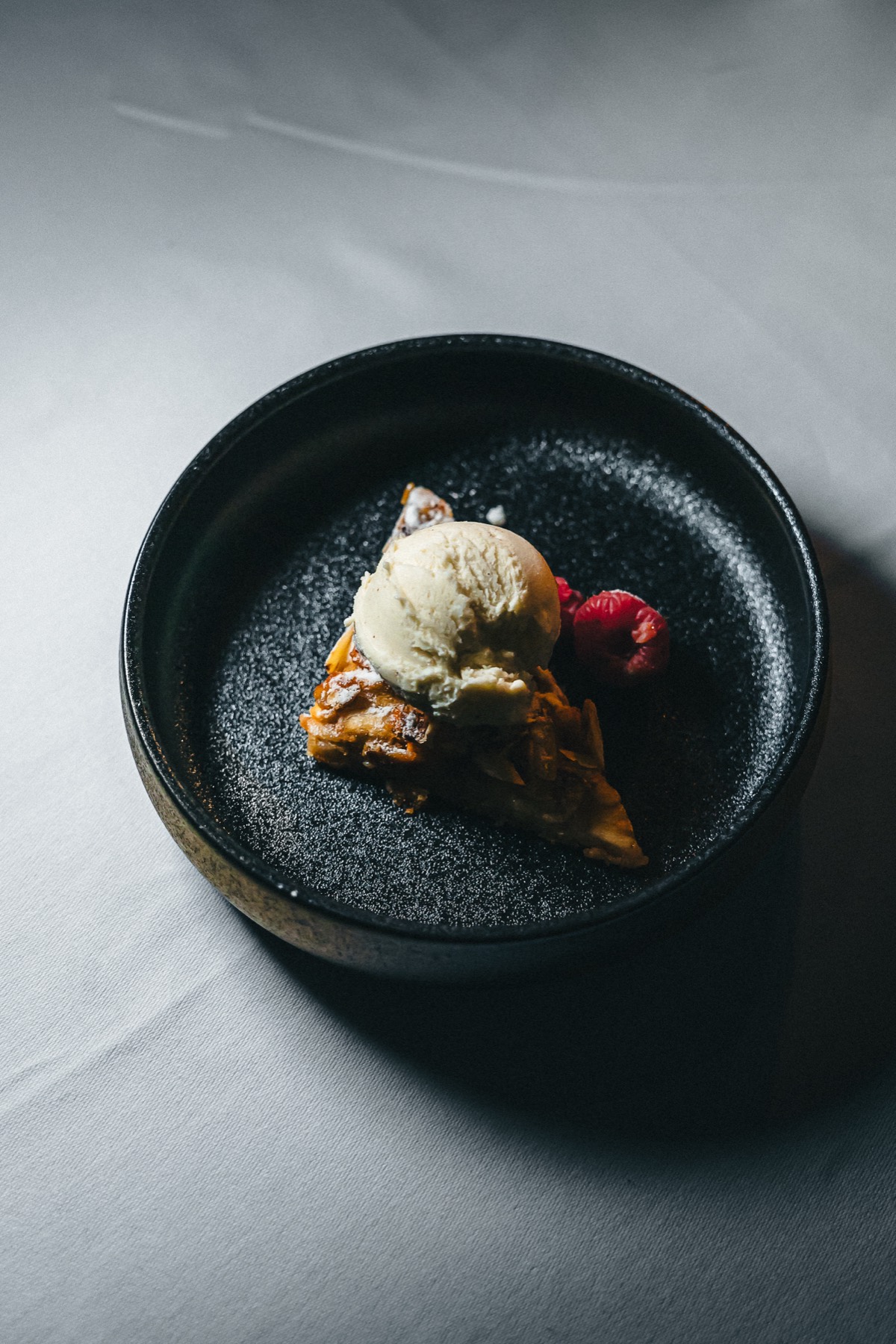 Plated dessert during Velvet Hours for Eurazeo